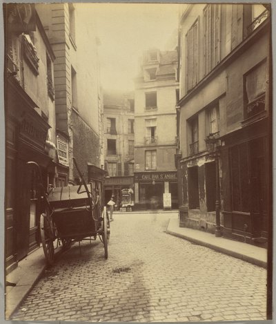 Rue Mazet y Rue Saint-André-des-Arts de Eugène Atget