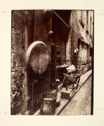 Rue de La Reynie (taller de hojalatero, rue de la Reynie) de Eugène Atget