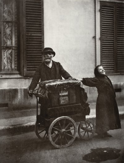 Músicos callejeros de Eugène Atget