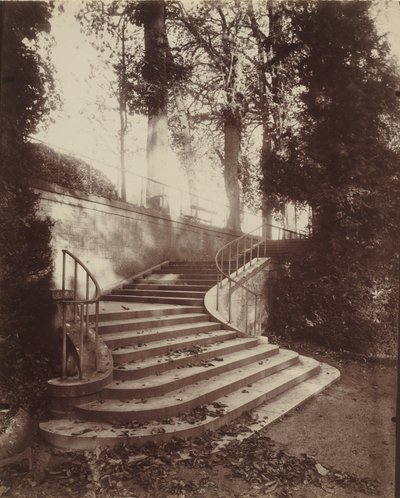 La escalinata de Saint-Cloud,1906 (foto) de Eugène Atget