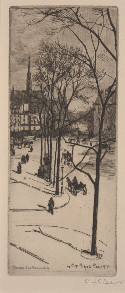Una Calle de París de Eugene Bejot