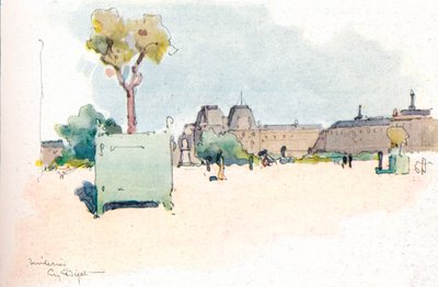 Las Tullerías, 1915 de Eugene Bejot