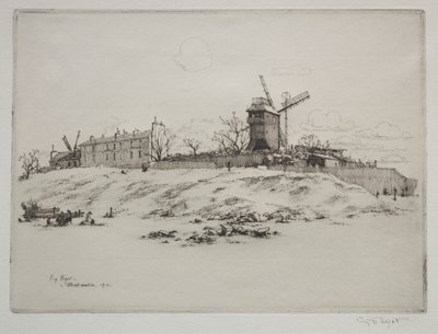Moulin de la Galette, Montmartre de Eugene Bejot