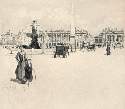 Place de la Concorde, 1915 de Eugene Bejot