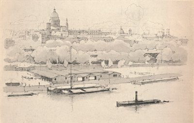 El Quai St Bernard, 1915 de Eugene Bejot