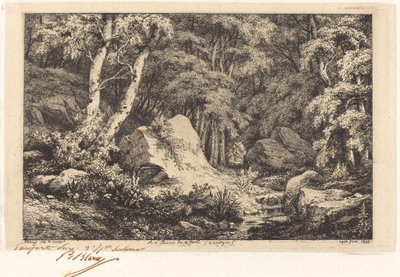 En el barranco de la falla, Auvernia de Eugene Bléry