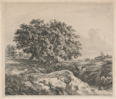 El roble junto a un barranco de Eugene Bléry