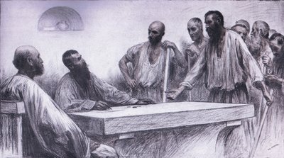 Los trabajadores en la viña, Bibbys Annual, 1916-17 de Eugene Burnand
