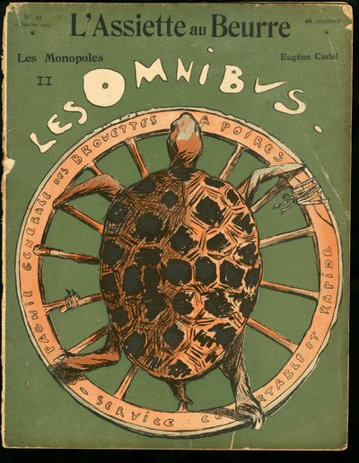 Portada de “” "L’Assiette au Beurre”””, número 93, Satírico en Colores de Eugene Cadel