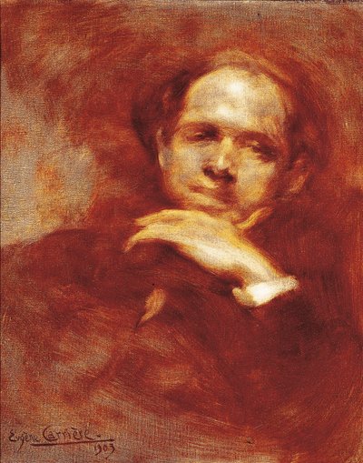 Retrato de Pau Casals, violonchelista, director y compositor español (1876-1973) 1903 de Eugène Carrière