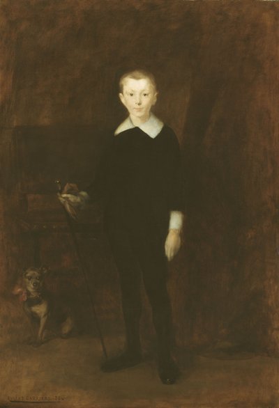 Retrato de un niño de Eugène Carrière