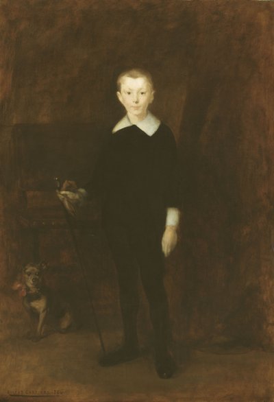 Retrato de un niño de Eugène Carrière