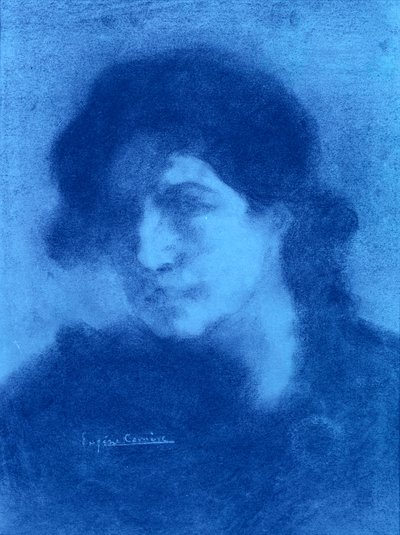 Retrato de una mujer de Eugène Carrière
