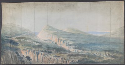 Diseño para un escenario en la Ópera, París, 1830-90 de Eugene Ciceri