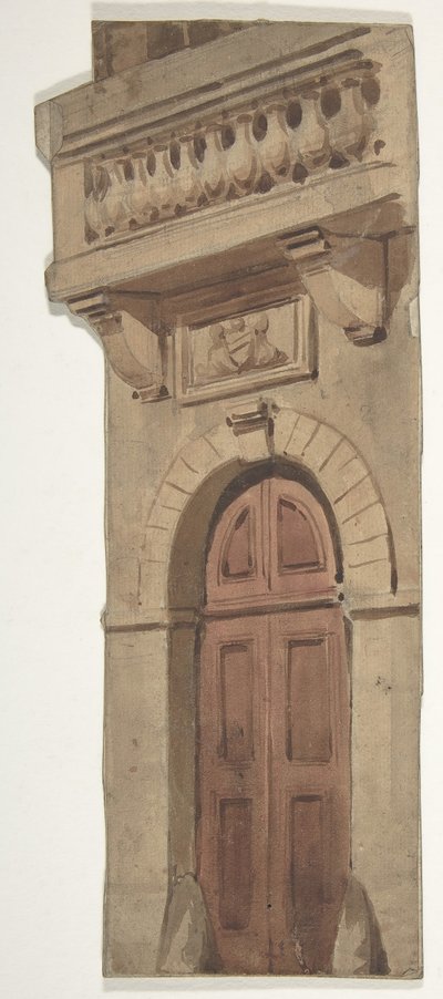 Diseño para un Escenario en la Ópera, París, 1830-90 de Eugene Ciceri