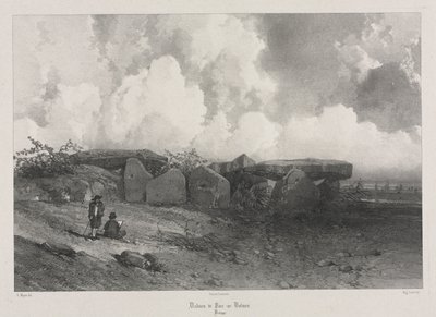 Viajes pintorescos y románticos en la antigua Francia: Bretaña, c. 1845 de Eugene Ciceri