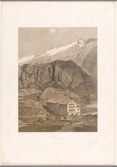 Vista del hotel en Grimselpass L