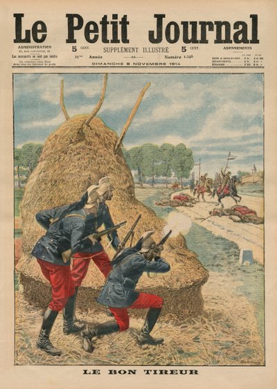 Un buen disparo, ilustración de portada de 