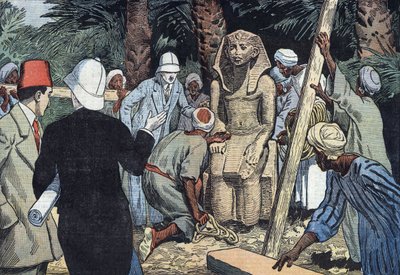 Descubierto en la estatua de Sesostris III en 1862 de Eugene Damblans