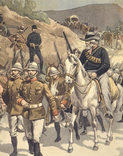 Prisioneros ingleses tras la batalla de Nicholson