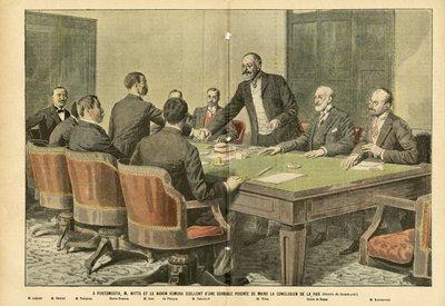 Ilustración de Eugene Damblans (1865-1945) en Le Pelerin de Eugene Damblans