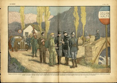 Ilustración de Eugene Damblans (1865-1945) en Le Pelerin de Eugene Damblans