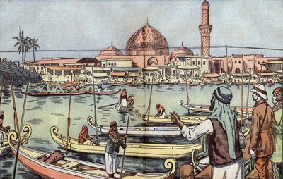 Mada Ashar, ilustración de Damblans del periódico francés "Le Pelerin" 29 de enero de Eugene Damblans