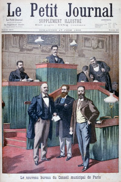 El nuevo consejo municipal de París, 1900 de Eugene Damblans