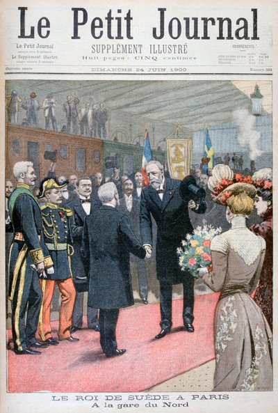 La visita del rey de Suecia a París de Eugene Damblans