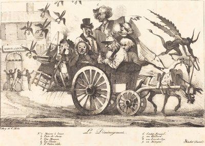 Le Déménagement de la Censure de Eugene Delacroix, Charles Etienne Pierre Motte