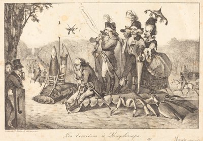 Les Ecrevisses à Longchamps, 1822 de Eugene Delacroix, Charles Etienne Pierre Motte