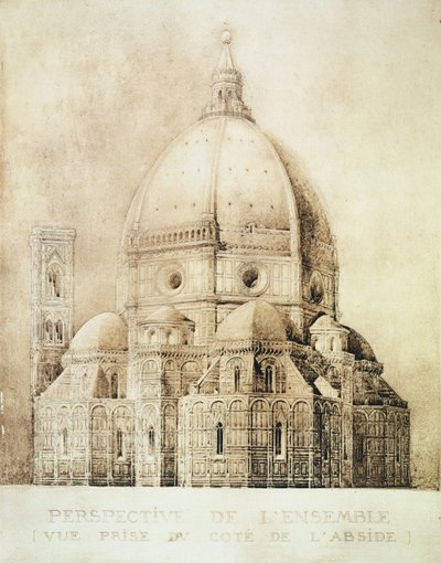 Catedral de Florencia desde el Este, de 