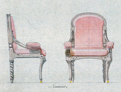 Sillón para la Sala Dorada, Chateau d