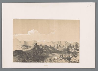 Vista de Hamadan
Hamadân (título del objeto)
Paisajes persas (título de la serie)
Perse moderne (título de la serie) de Eugene Flandin