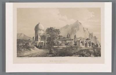 Vista de Imamzadeh Komijan en Iraq-i Ajam
Imâm Zadeh à Koumichâh (Iraq Adjemi) (título en el objeto)
Paisajes persas (título de la serie)
Perse moderne (título de la serie) de Eugene Flandin