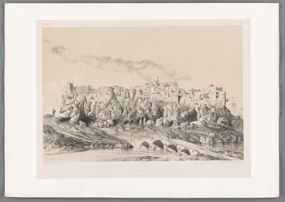 Vista del castillo de Izadkhvast
Yezd-i-Kast (título en el objeto)
Paisajes persas (título de la serie)
Perse moderno (título de la serie) de Eugene Flandin