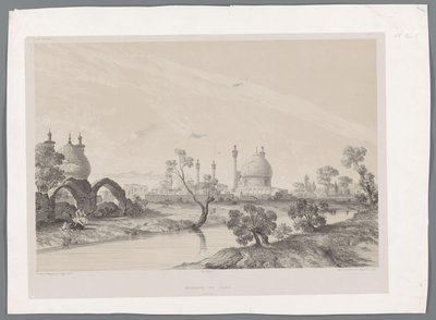 Mezquita del Sha o Mezquita del Rey en Isfahan
Mosquée du Châh (Ispahan) (título en el objeto)
Paisajes persas (título de la serie)
Perse moderne (título de la serie) de Eugene Flandin