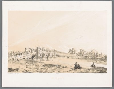 Si-o-se Pol del puente Allahverdi-Khan en Isfahan
Puente de Djoulfa Ispahan (título en el objeto)
Paisajes persas (título de la serie)
Perse moderne (título de la serie) de Eugene Flandin
