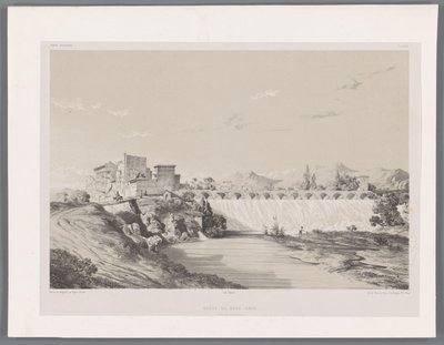 Cascada de Band Amir en la llanura de Persépolis
Chûte du Bend-Amir plaine de Persépolis (título en el objeto)
Paisajes persas (título de la serie)
Perse moderne (título de la serie) de Eugene Flandin