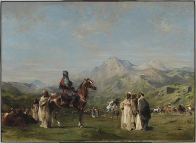 Un campamento en los montes Atlas de Eugène Fromentin