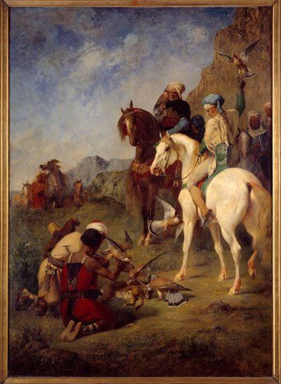 Caza de halcones en Argelia: la cura de Eugène Fromentin