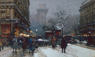 Porte St. Denis, París de Eugene Galien Laloue