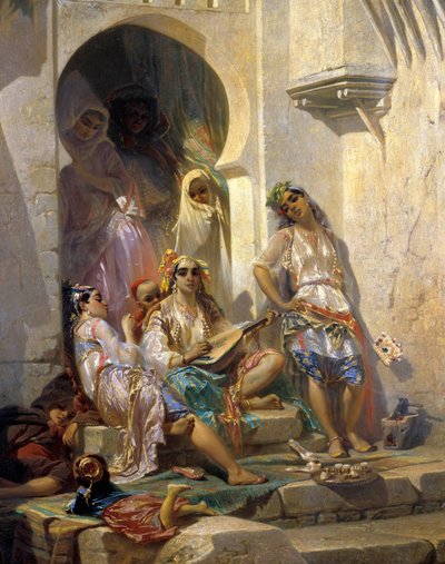 Orientalismo: Mujeres de Argel de Eugene Giraud