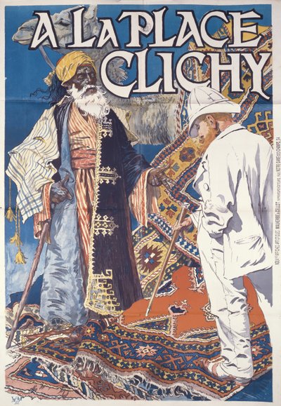 A la Place Clichy, c.1891 de Eugene Grasset