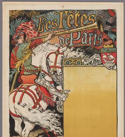 Cartel de "Les fêtes de Paris
Les fêtes de Paris (título en el objeto) de Eugene Grasset
