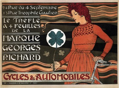Ciclos y coches Georges Richard, 1899 de Eugene Grasset