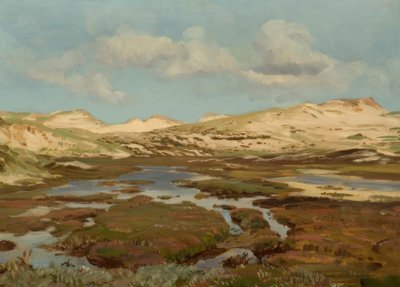 E. Dücker, Paisaje de brezal de Eugene Gustav Dücker
