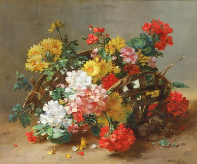 Estudio de flores de Eugene Henri Cauchois
