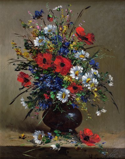 Amapolas y Margaritas de Eugene Henri Cauchois