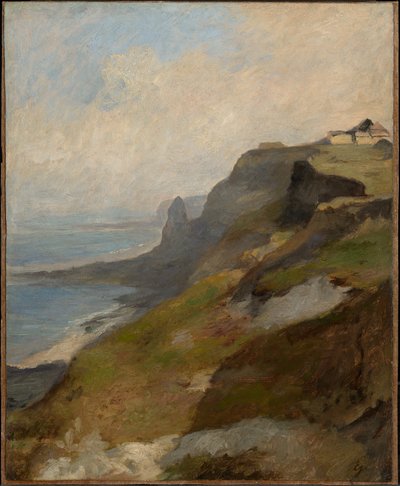 Acantilados de Normandía de Eugene Isabey